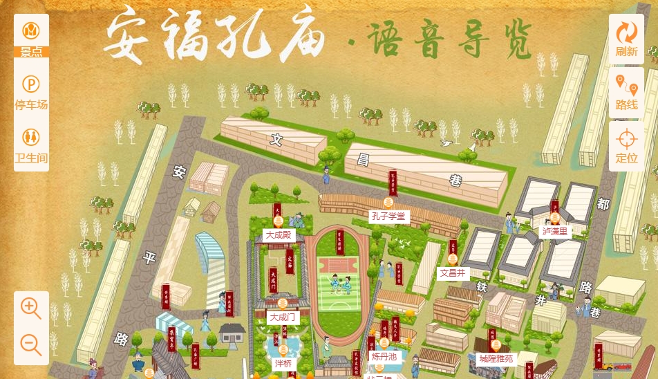 永昌手绘地图：智慧景区智能化服务的延伸